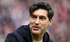 Paulo Fonseca: ‘They want to make an example of me for French football’