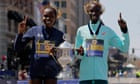 Lokedi wins Boston Marathon in record time as Korir joins brother as men’s champion