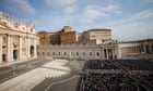 Pope Francis’s body to be moved to St Peter’s Basilica to lie in state – live