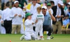 Like father, like daughter: four-year-old Poppy McIlroy sinks putt at Augusta