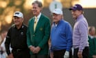 The Masters: day one at Augusta – live