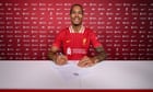 Virgil van Dijk signs two-year contract extension to stay at Liverpool