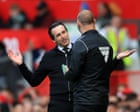 Aston Villa to complain over choice of referee Bramall for defeat at Manchester United