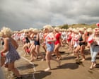 Almost 200 Marilyn Monroe lookalikes join Irish charity swim