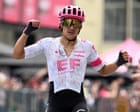 Giro d’Italia: Richard Carapaz solos to stage 11 win as Del Toro stays in pink
