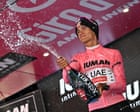 Giro d’Italia: Del Toro tightens grip on pink jersey as Prodhomme wins stage 19