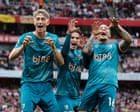 Premier League finale is far from perfect but buoyant middle class brings the noise | Jonathan Wilson